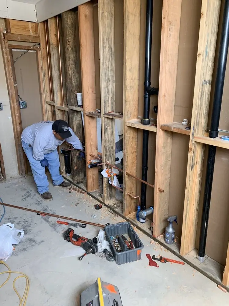 Commercial rough-in plumbing for Trenchless Sewer Repair in Cherry Grove